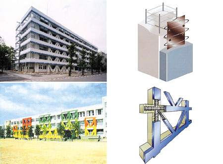 学校施設施工例工法イメージ図
