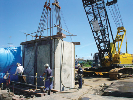 排水路改修による浸水対策工事