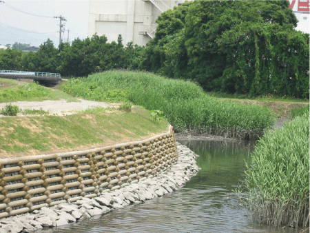護岸工(豊川放水路)